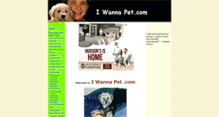 Desktop Screenshot of iwannapet.com